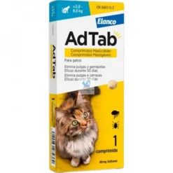 ADTAB GATO 2-8 kg 48 mg Comprimidos Antiparasitario para Gatos