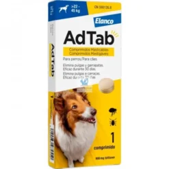 ADTAB PERRO 22-45 kg (Azul) Comprimidos Antiparasitario para Perros