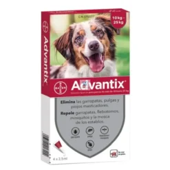 Advantix 10-25 Kg Pipetas para Perros Antiparasitario Externo