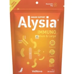 ALYSIA IMMUNO 30 CHEWS MEDIUM-LARGE Salud Inmunitaria de perros y gatos