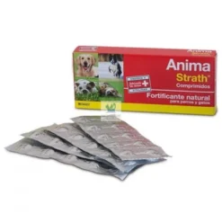 ANIMA STRATH 40 Comprimidos Complemento Vitaminco y Mineral Perros, Gatos y Otras Mascotas