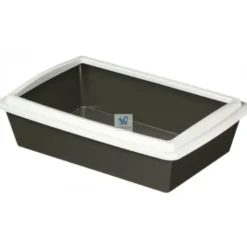 ARENERO BANDEJA BORDE 51x35x12 cm Cajón de Arena para gatos