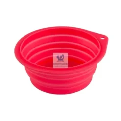 BEBEDERO VIAJE BOL SILICONA PLEGABLE Bebedero para Perros y Gatos