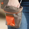 BOLSA SNACKS MARRÓN-NARANJA 14x15x11 cm Accesorios para Perros