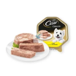 CESAR CLÁSICO PATÉ POLLO 14 TARRINAS 150 g Pienso para Perros