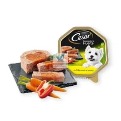CESAR RECETA HUERTA POLLO Y VERDURAS 24 Tarrinas 150 g Pienso para Perros