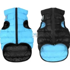 CHAQUETA AIRYVEST REVERSIBLE AZUL-NEGRO Varias Tallas Ropa para Perros