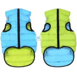 CHAQUETA AIRYVEST REVERSIBLE AZUL-VERDE Varias Tallas Ropa para Perros