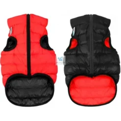 CHAQUETA AIRYVEST REVERSIBLE ROJO-NEGRO Varias Tallas Ropa para Perros