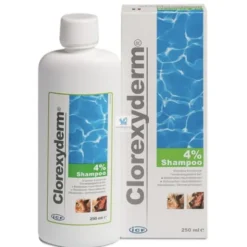 CLOREXYDERM CHAMPU 4% 200 ml (CLX 4%) Campu para Perros y Gatos
