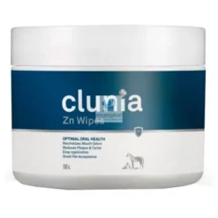 CLUNIA ZN WIPES 100 Unidades Higiene Dental Perro Gatos y Caballos