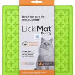 COMEDERO ANTIESTRES LICKIMAT GATO BUDDY NARANJA Comedero para Gatos