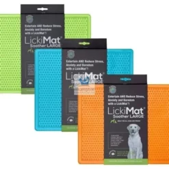 COMEDERO ANTIESTRES LICKIMAT SOOTHER LARGE NARANJA Comedero para Perros