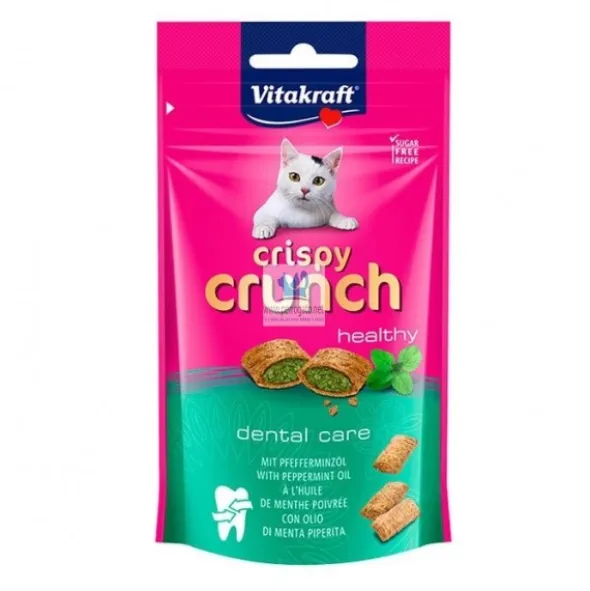 CRISPY CRUNCH GATO 8x60 g DENTAL Snack para gatos