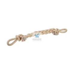 CUERDA TRENZADA ALGODON 80 cm Juguete para Perros