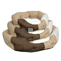 CUNA AMY Marron y Blanca Camas para perros y Gatos