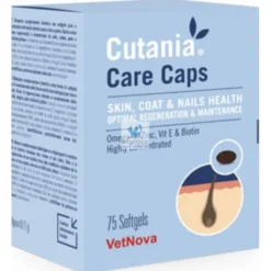 CUTANIA CARE CAPS 75 Capsulas Dermatitis en perros y gatos