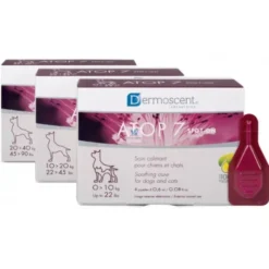 DERMOSCENT ATOP 7 PERRO-GATO 4 Pipetas Calmante e Hidratante de piel