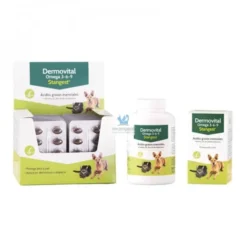 DERMOVITAL OMEGA PLUS 3-6-9 CAPSULAS Problemas de piel y pelo en Perros y Gatos