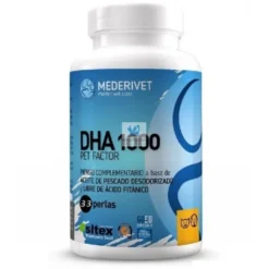 DHA 1000 PET FACTOR 33 Perlas Dermatitis, Alergias y Prurito en perros