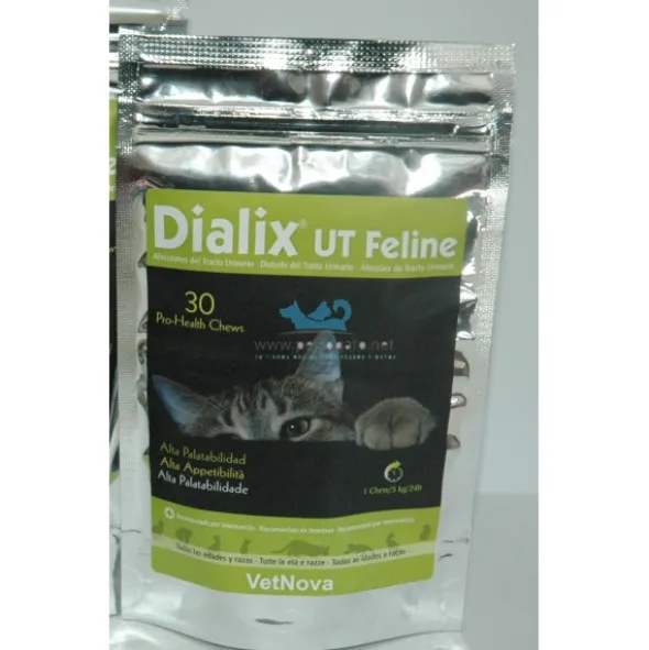 DIALIX UT-5 FELINE 30 CHEWS Complementos para gatos Urologia y Nefrologia