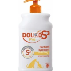 DOUXO S3 PYO Shampoo 200 ml Champu Dermatologico para Perros y Gatos