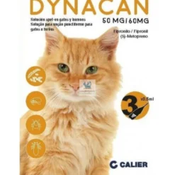 DYNACAN GATOS Y HURONES 3 PIPETAS Antiparasitario Pipetas para Gatos