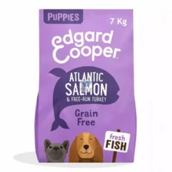 Edgard & Cooper Puppy Salmón-Pavo sin cereales 7 Kg Pienso para Perros