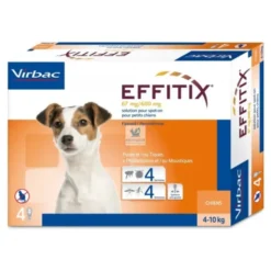 EFFITIX PERROS 4 Pipetas Antiparasitario Externo Perros
