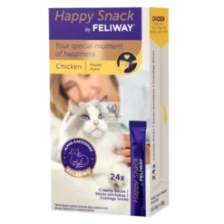 FELIWAY HAPPY SNACKS SALMON 15 g Sticks Antiestres para gatos