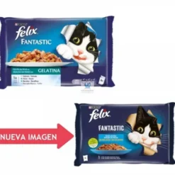FELIX FANTASTIC FESTIN MAR 12x(4x85 g) Comida para Gatos