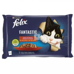 FELIX ORIGINAL FESTIN SABORES 12x(4x85 g) Comida para gatos