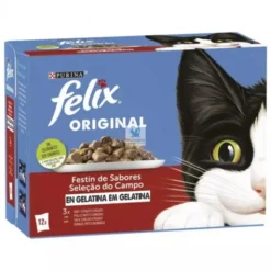 FELIX ORIGINAL FESTIN SABORES 6x(12x85 g) Comida para gatos