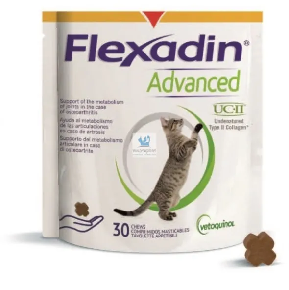 FLEXADIN GATO ADVANCED UCII 30 Comprimidos para Gatos
