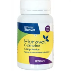FLORAVET COMPLEX 25 Comprimidos Regulador Intestinal para Perros y Gatos