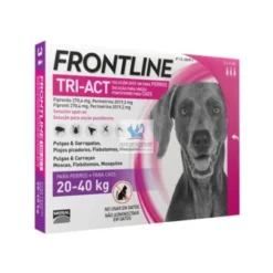 Frontline Tri-Act 20-40 Kg Antiparasitario Pipetas para perros