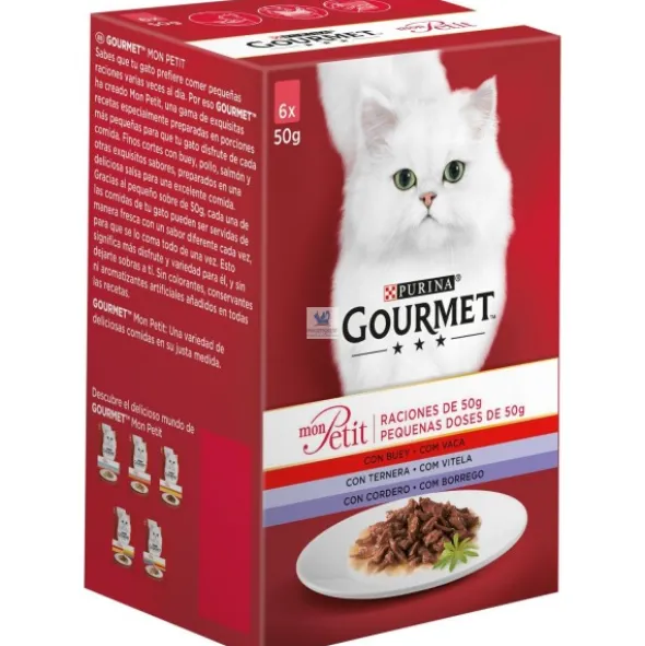 GOURMET MON PETIT 8x6x50 g SELECCION Comida para Gatos