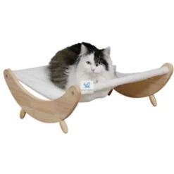 HAMACA DREAM MADERA BLANCA 51X46X19,5 cm Camas para Gatos