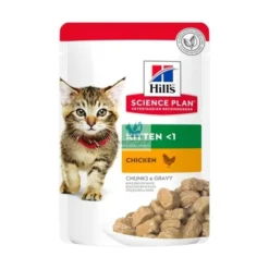 Hills Feline ADULT 12x85 g BOCADITOS POLLO Bolsitas Comida para Gatos