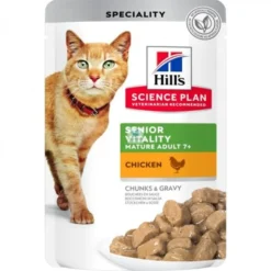 Hills Feline SENIOR 7+ YOUTHFUL VITALITY MOUSSE 12 x 85 g Comida para Gatos