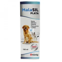 MALASIL PLATA LOCIÓN SPRAY 100 ml Dermatitis en Perros y Gatos