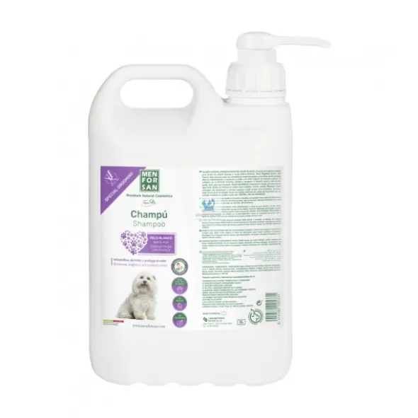 MENFORSAN CHAMPU PERRO PELO BLANCO Champu para perros