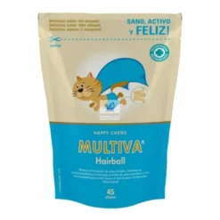 MULTIVA HAIRBALL 45 CHEWS Laxante para bolas de pelo en Gatos