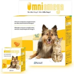 OMNIOMEGA CAPSULAS Suplemento Nutricional para Perros y Gatos