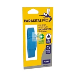 PARASITAL HUMANA PULSERA ANTIMOSQUITOS AZUL
