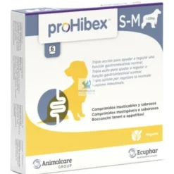 PROHIBEX S-M 0-25 Kg 6 CHEWS Salud Gastrointestinal de perros