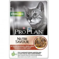 PRO PLAN FELINE STERILISED 26x85 g SALSA Comida para Gatos