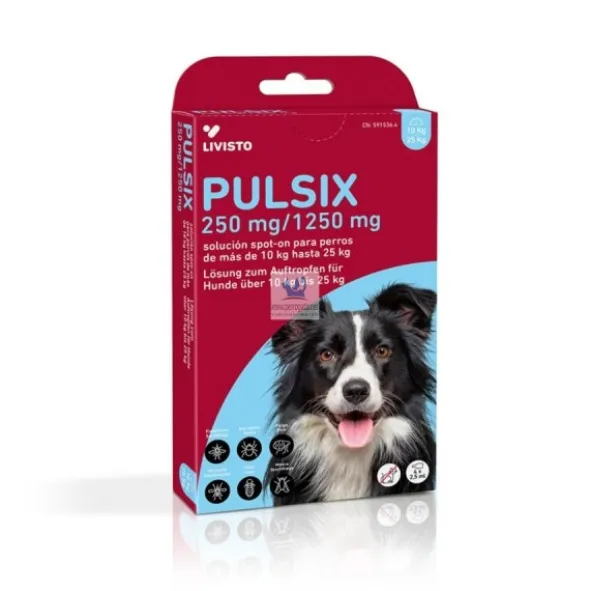 PULSIX SPOT-ON PERROS 10-25 KG Pipetas Antiparasitario externo para perros