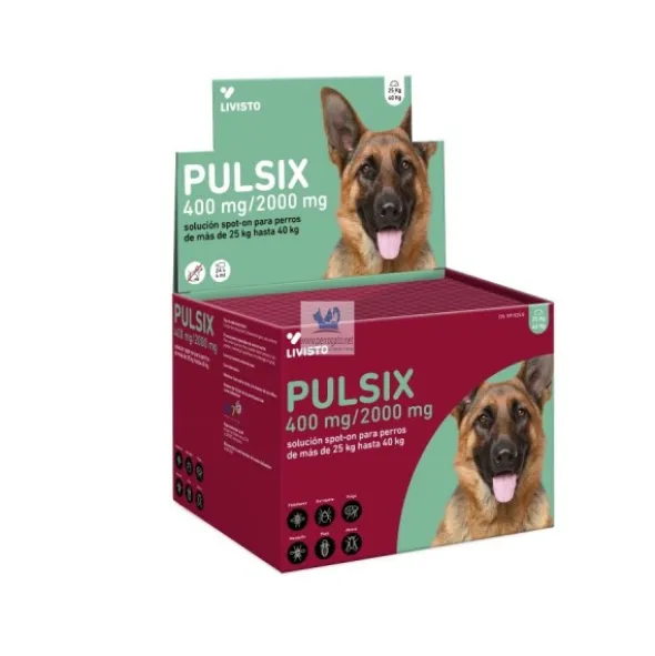 PULSIX SPOT-ON PERROS 25-40 KG Pipetas Antiparasitario externo para perros