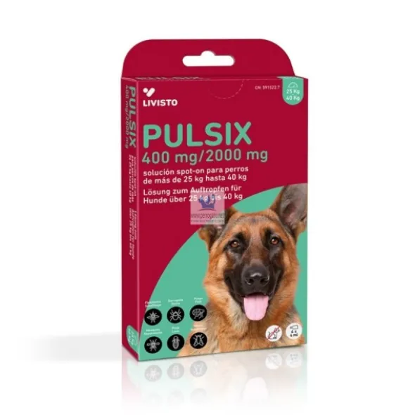 PULSIX SPOT-ON PERROS 25-40 KG Pipetas Antiparasitario externo para perros